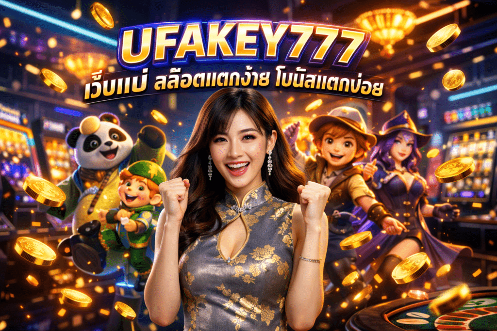 UFAKEY777 เว็บแม่ สล็อตแตกง่าย โบนัสแตกบ่อย