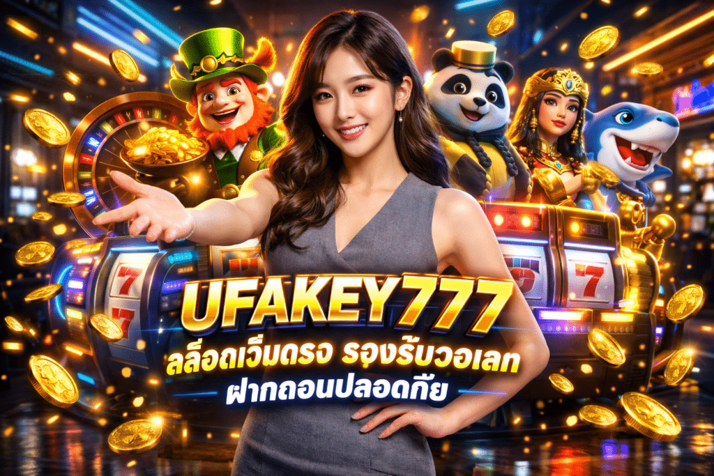 UFAKEY777 สล็อตเว็บตรง รองรับวอเลท ฝากถอนปลอดภัย