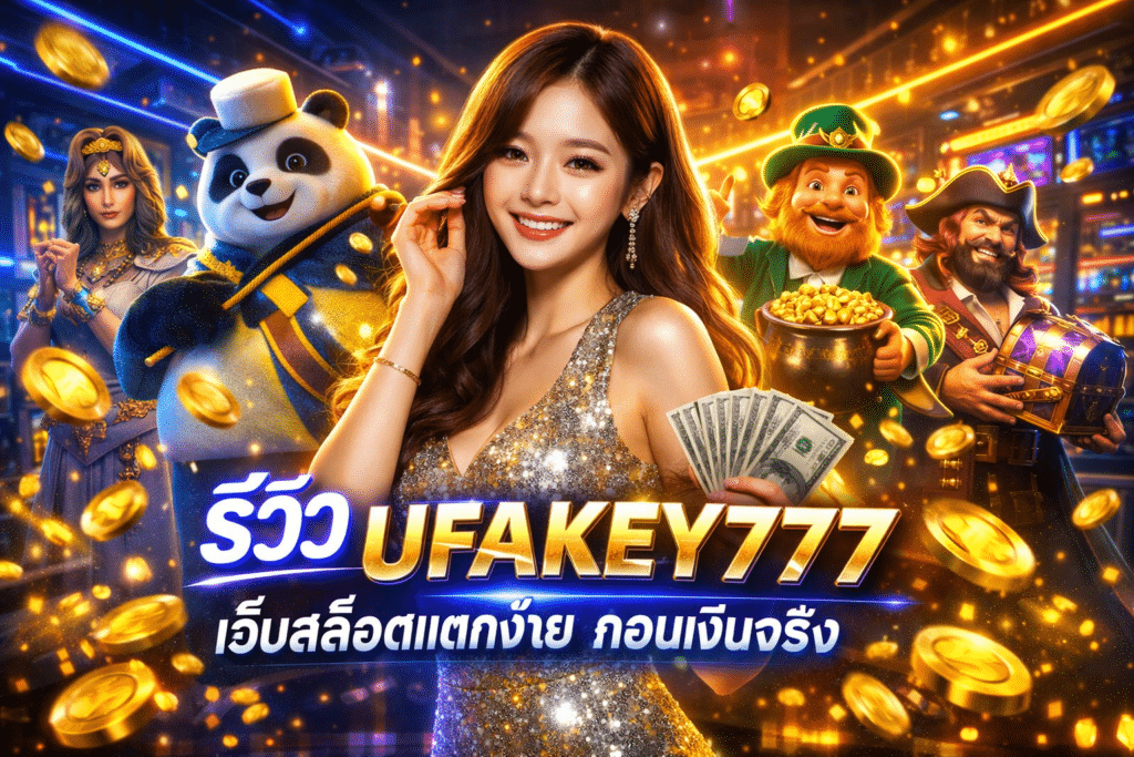 รีวิว UFAKEY777 เว็บสล็อตแตกง่าย ถอนเงินจริง